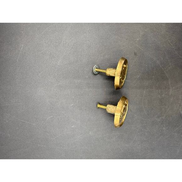 Vintage Brass Drawer Knobs with Ship Design – Nautical Hardware Accent - Picture 8 of 8